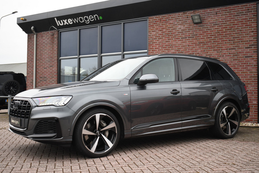 Audi Q7 55 TFSI e quattro S-Line int+ext Pano 22inch Optic-Black Luchtvering