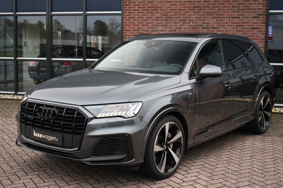 Audi Q7 55 TFSI e quattro S-Line int+ext Pano 22inch Optic-Black Luchtvering
