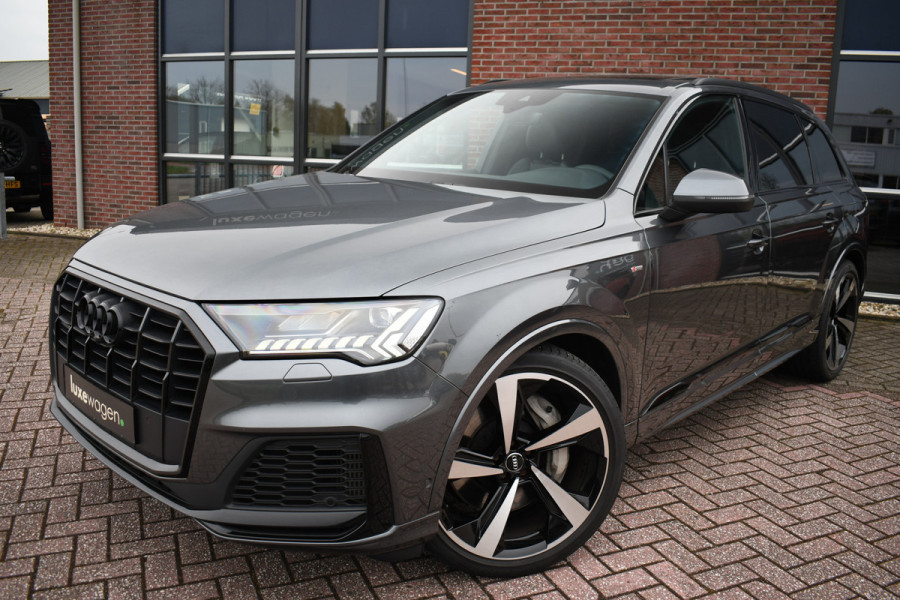Audi Q7 55 TFSI e quattro S-Line int+ext Pano 22inch Optic-Black Luchtvering