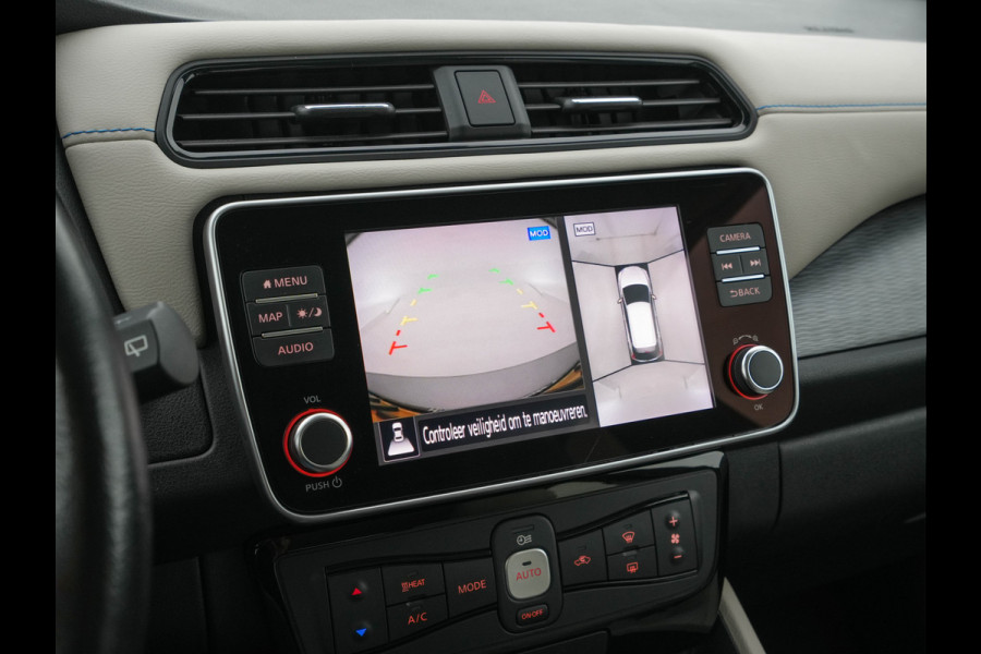 Nissan Leaf N-Connecta 40 kWh (INCL-BTW)  Aut. *ADAPTIVE-CRUISE | NAVI-FULLMAP | SURROUND-VIEW | CARPLAY | KEYLESS | BLIND-SPOT |  DIGI-COCKPIT | COMFORT-SEATS | DAB | ECC | PDC | HEATED-SEATS | 17"ALU*