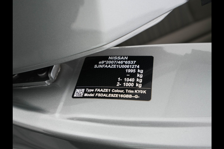 Nissan Leaf N-Connecta 40 kWh (INCL-BTW)  Aut. *ADAPTIVE-CRUISE | NAVI-FULLMAP | SURROUND-VIEW | CARPLAY | KEYLESS | BLIND-SPOT |  DIGI-COCKPIT | COMFORT-SEATS | DAB | ECC | PDC | HEATED-SEATS | 17"ALU*