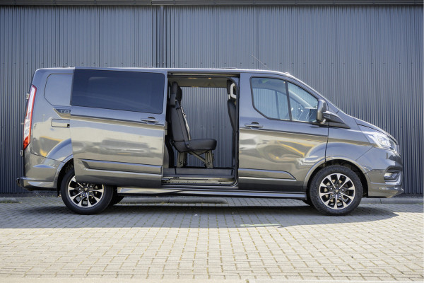 Ford Transit Custom 2.0 TDCI L2H1 Sport | 170 PK | 5-Zits | Schuifdeur L+ R | Android Auto | Camera | Navigatie | PDC | Cruise | Airco | LED | Euro