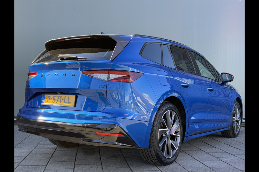 Škoda ENYAQ iV BWJ 2022 | 60 Sportline | SPORTSTOELEN | CLIMA | CAMERA  | VERW STOELEN | VERW STUUR | ZWARTE HEMEL |