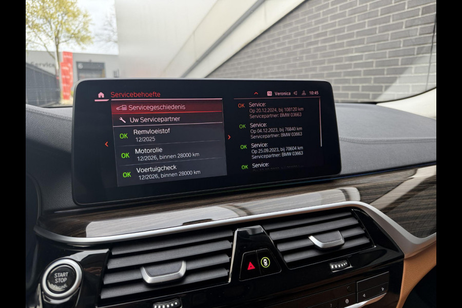 BMW 5 Serie Touring 520i High Executive Luxury Line | Leder| Memory stoelen | 360 Camera |