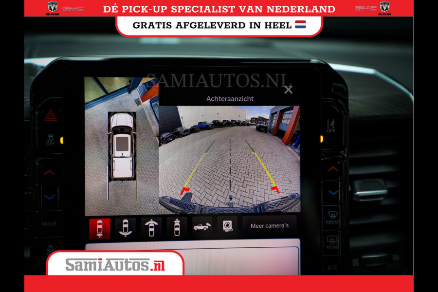 Dodge Ram PREMIUM NIGHT EDITION | | 420PK 636 Nm | BOM VOL + 14.4 INCH SCHERM | LUCHTVERING | HUD | PRIJS MET LPG EN COVER EN GARANTIE | DUBBELE CABINE | PICK UP | 5 PERSOONS | DC | GRIJSKENTEKEN | VOORRAAD NR 2283 - 3326