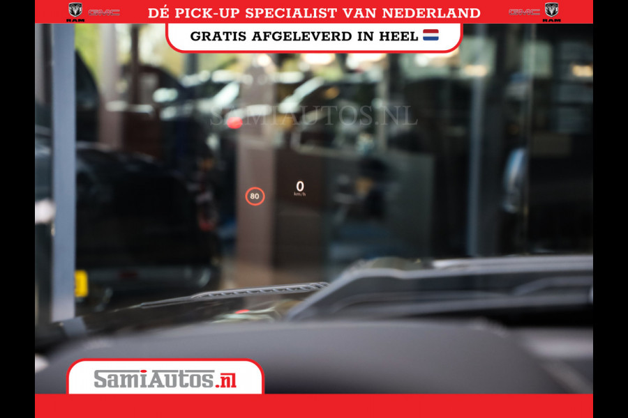 Dodge Ram PREMIUM NIGHT EDITION | | 420PK 636 Nm | BOM VOL + 14.4 INCH SCHERM | LUCHTVERING | HUD | PRIJS MET LPG EN COVER EN GARANTIE | DUBBELE CABINE | PICK UP | 5 PERSOONS | DC | GRIJSKENTEKEN | VOORRAAD NR 2283 - 3326