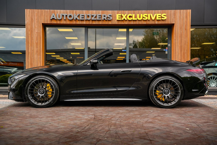 Mercedes-Benz SL-Klasse Roadster AMG 63 4MATIC+ Burmester Leer Spoiler Keyless 360 Camera 21''LM