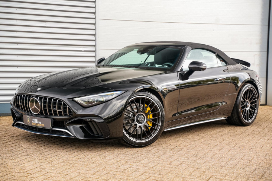 Mercedes-Benz SL-Klasse Roadster AMG 63 4MATIC+ Burmester Leer Spoiler Keyless 360 Camera 21''LM