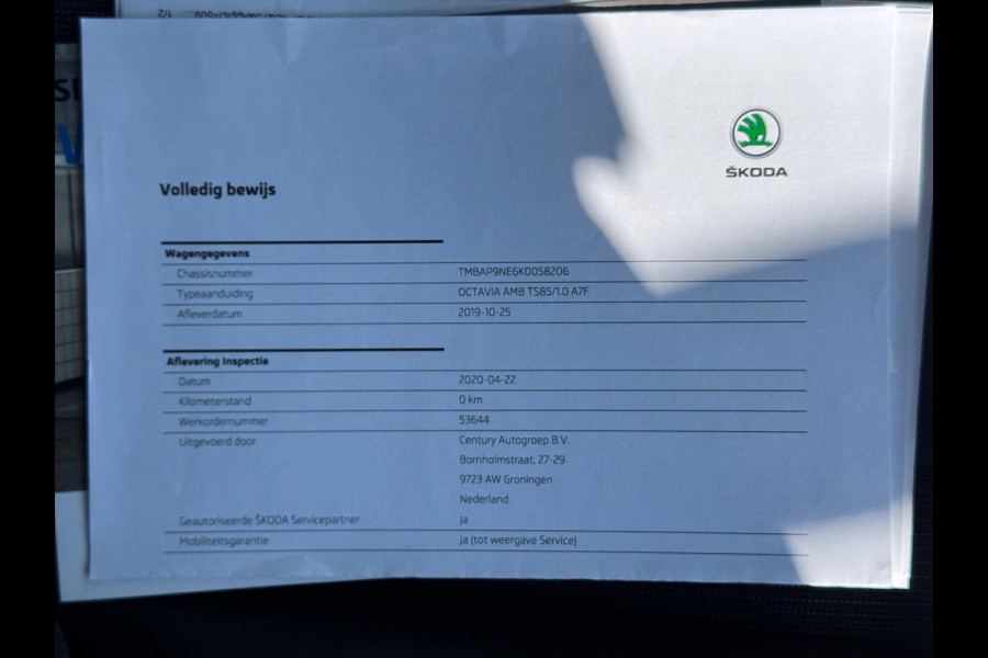 Škoda Octavia 1.0 TSI Greentech Business 2019 AUT NAVI NAP!
