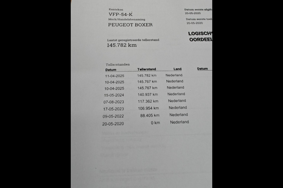 Peugeot Boxer 333 2.2 BlueHDi 140 PK L2H1 Premium , 1e eig. Euro 6 , Navi , cruise , in pracht staat.