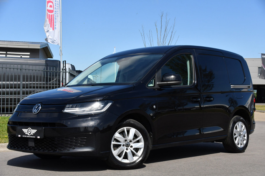 Volkswagen Caddy Cargo 2.0 TDI Exclusive Adaptieve Cruise, Carplay, 2 x Schuifdeur, LED, Trekhaak, Leder, 122PK, Automaat, Uniek!