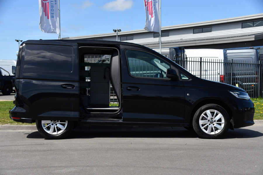 Volkswagen Caddy Cargo 2.0 TDI Exclusive Adaptieve Cruise, Carplay, 2 x Schuifdeur, LED, Trekhaak, Leder, 122PK, Automaat, Uniek!