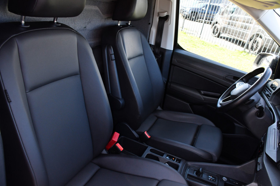 Volkswagen Caddy Cargo 2.0 TDI Exclusive Adaptieve Cruise, Carplay, 2 x Schuifdeur, LED, Trekhaak, Leder, 122PK, Automaat, Uniek!