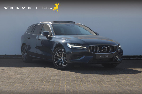 Volvo V60 T8 390PK Automaat Recharge AWD Inscription / Adaptieve cruise control / BLIS / Elektrische stoel met geheugen / Panoramadak / Keyless entry / Parkeersensoren met camera /