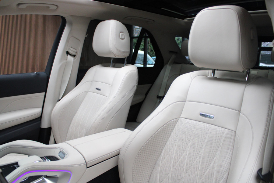 Mercedes-Benz GLE AMG 63 4M+ 360 ACC 22'' Panodak HUD Matrix Elektr. trekhaak Leer Climate voor & achter Memory Stoelventilatie Stoelverwarming PTS Carplay Burmester Navi Elektr. achterklep Elektr. stuurkolom Keyless entry Ambient