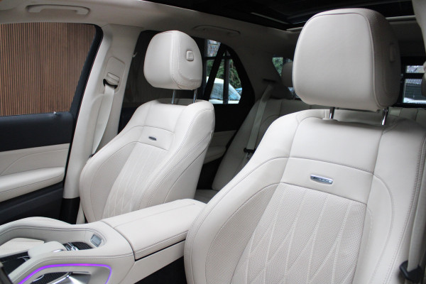 Mercedes-Benz GLE AMG 63 4M+ 360 ACC 22'' Panodak HUD Matrix Elektr. trekhaak Leer Climate voor & achter Memory Stoelventilatie Stoelverwarming PTS Carplay Burmester Navi Elektr. achterklep Elektr. stuurkolom Keyless entry Ambient