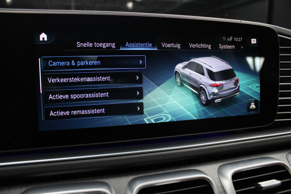 Mercedes-Benz GLE AMG 63 4M+ 360 ACC 22'' Panodak HUD Matrix Elektr. trekhaak Leer Climate voor & achter Memory Stoelventilatie Stoelverwarming PTS Carplay Burmester Navi Elektr. achterklep Elektr. stuurkolom Keyless entry Ambient