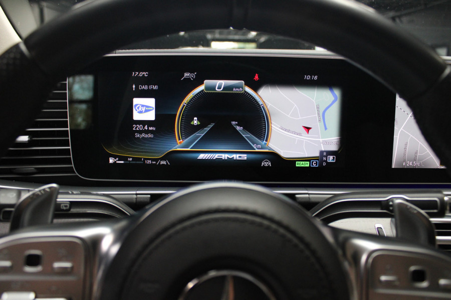 Mercedes-Benz GLE AMG 63 4M+ 360 ACC 22'' Panodak HUD Matrix Elektr. trekhaak Leer Climate voor & achter Memory Stoelventilatie Stoelverwarming PTS Carplay Burmester Navi Elektr. achterklep Elektr. stuurkolom Keyless entry Ambient
