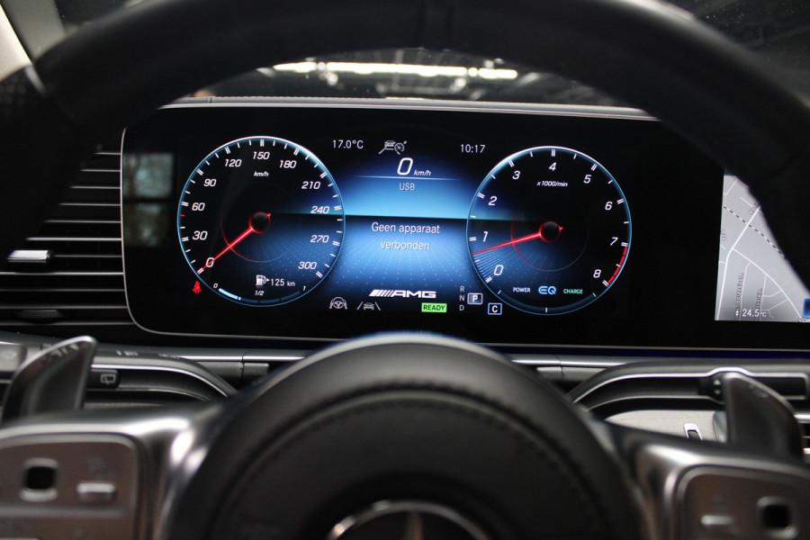 Mercedes-Benz GLE AMG 63 4M+ 360 ACC 22'' Panodak HUD Matrix Elektr. trekhaak Leer Climate voor & achter Memory Stoelventilatie Stoelverwarming PTS Carplay Burmester Navi Elektr. achterklep Elektr. stuurkolom Keyless entry Ambient