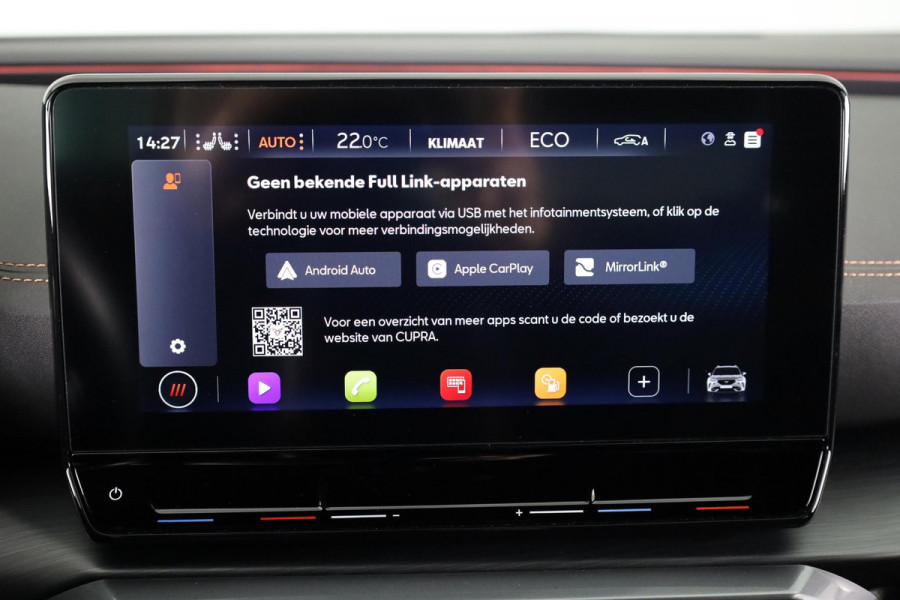 CUPRA Formentor 1.4 e-Hybrid Adrenaline 204 pk Automaat (DSG) | Navigatie via App | Parkeersensoren (Park assist) | Achteruitrijcamera | Adaptieve cruise control | Stoelverwarming |