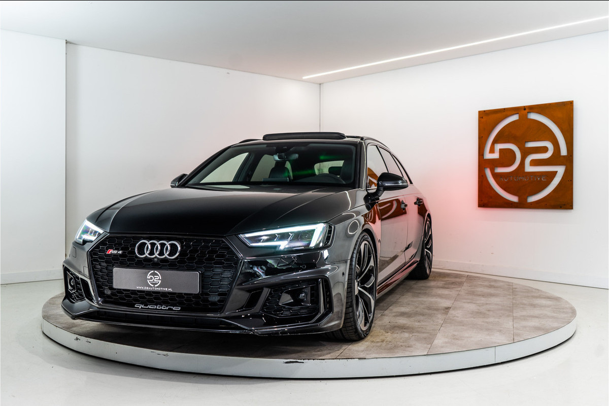 Audi RS4 Avant 2.9 TFSI RS 4 Quattro Pro Line+ 451PK | Dynamic+ | Keramisch | Pano | Matrix | Ambient | VOL! 12 MND Garantie Audi RS4 Avant 2.9 TFSI RS 4 Quattro Pro Line+ 451PK | Dynamic+ | Keramisch | Pano | Matrix | Ambient | VOL! 12 MND Garantie