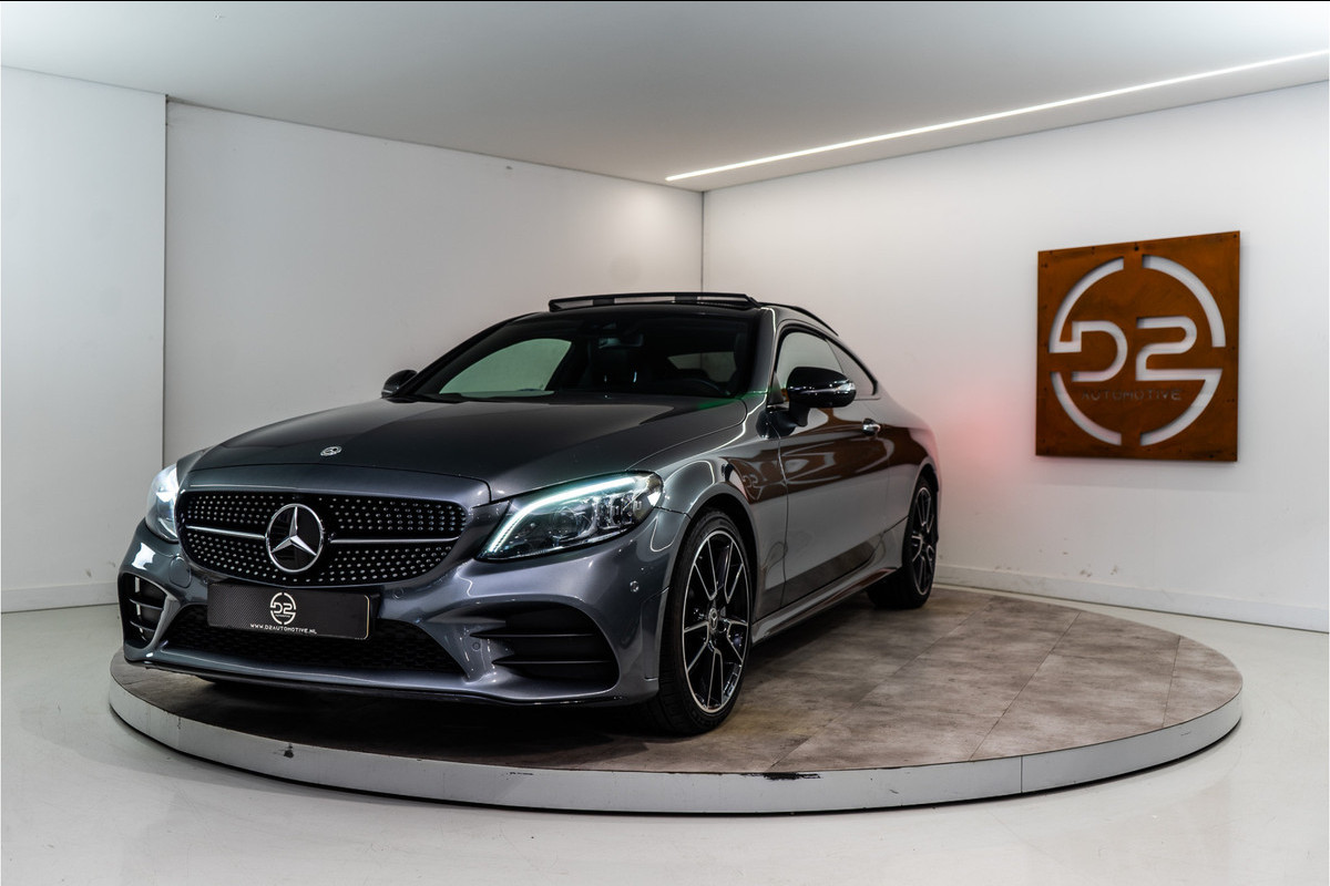 Mercedes-Benz C-Klasse Coupé 300 Premium+ AMG 259PK | Pano | Sfeer | Dig. Cockpit | Burmester | Memory | VOL! 12 MND Garantie Mercedes-Benz C-Klasse Coupé 300 Premium+ AMG 259PK | Pano | Sfeer | Dig. Cockpit | Burmester | Memory | VOL! 12 MND Garantie