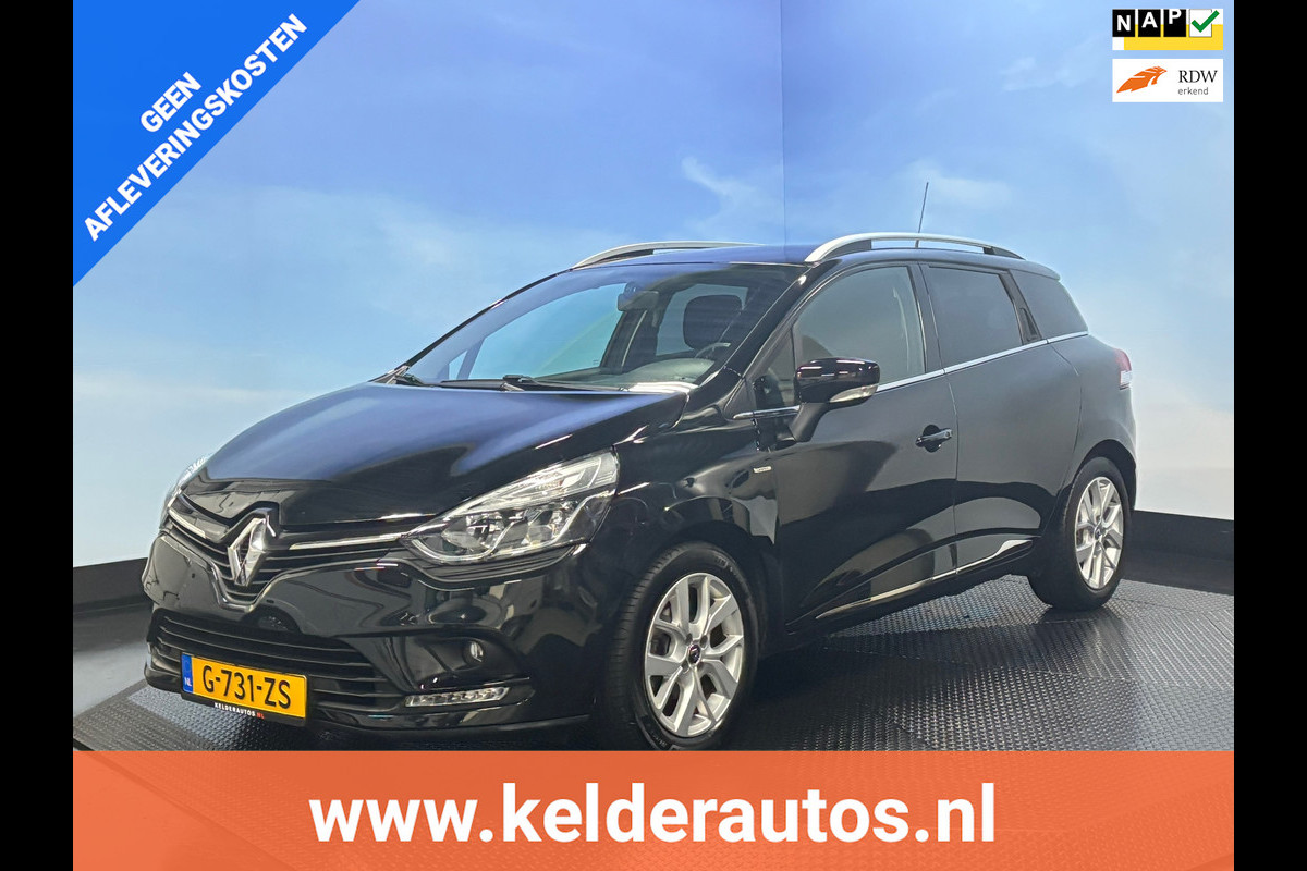 Renault Clio Estate 0.9 TCe Limited Airco | Navi | Cruise | PDC | Lichtmetaal Renault Clio Estate 0.9 TCe Limited Airco | Navi | Cruise | PDC | Lichtmetaal