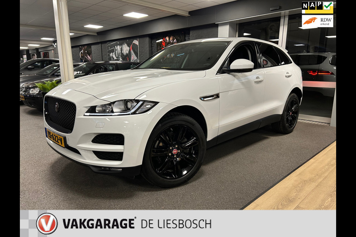 Jaguar F-Pace 2.0 Prestige AWD 25t / leder / navigatie / camera / led / stoelverwarming / 20 inch Jaguar F-Pace 2.0 Prestige AWD 25t / leder / navigatie / camera / led / stoelverwarming / 20 inch