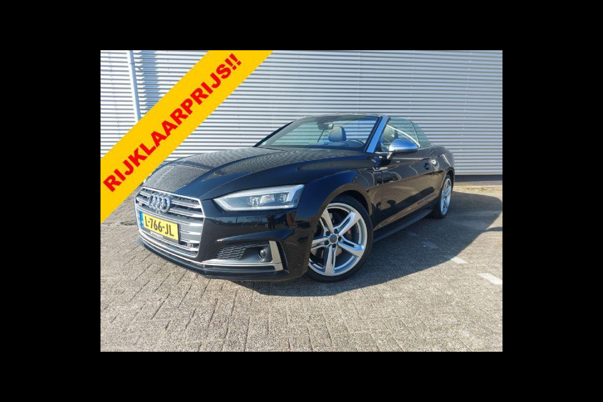 Audi A5 Cabriolet 3.0 TFSI S5 quattro Virtueel dashbord,B&O,Alarm kl.5, airco,cruise,navigatie,360 camera,stoelverwarming,parkcontrol, Audi A5 Cabriolet 3.0 TFSI S5 quattro Virtueel dashbord,B&O,Alarm kl.5, airco,cruise,navigatie,360 camera,stoelverwarming,parkcontrol,