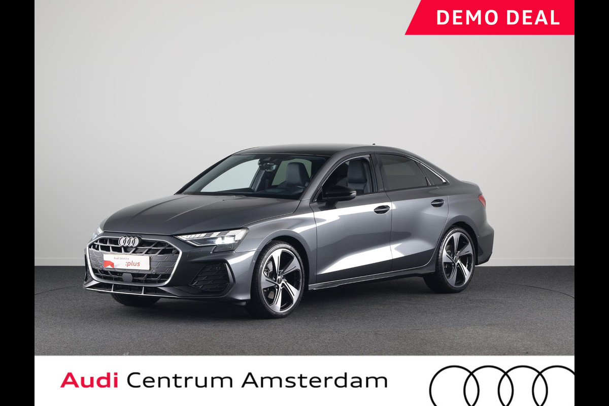 Audi A3 Limousine 35 TFSI S edition 150pk S-tronic | Private lease vanaf € 811,- pm | Facelift | Audi Connect nav&Info plus | 19 inch lichtmetalen velgen | Achteruitrijcamera Audi A3 Limousine 35 TFSI S edition 150pk S-tronic | Private lease vanaf € 811,- pm | Facelift | Audi Connect nav&Info plus | 19 inch lichtmetalen velgen | Achteruitrijcamera