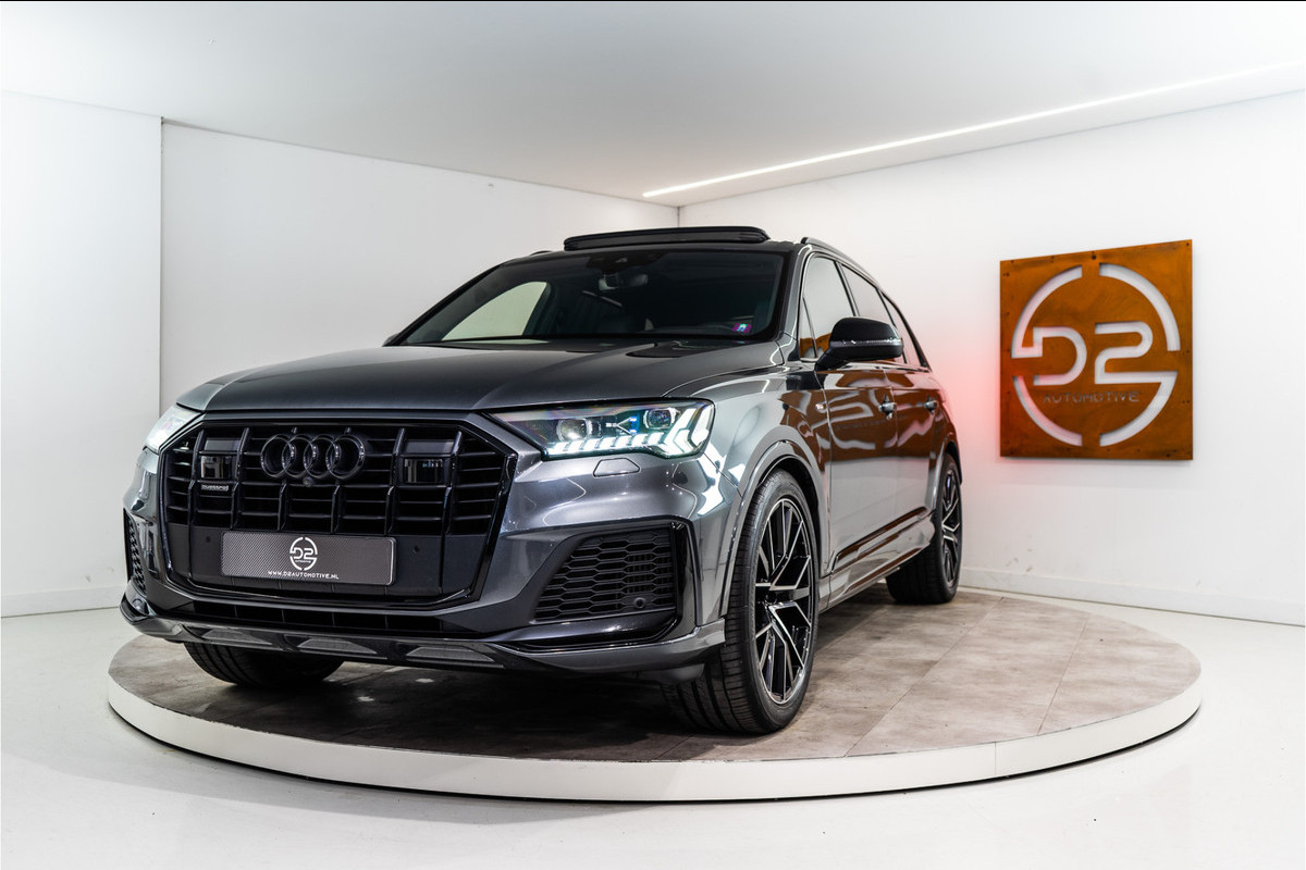 Audi Q7 60 TFSI E Quattro Competition 468PK | Pano | Sfeer | Trekhaak | B&O | HUD | VOL! 12 MND Garantie Audi Q7 60 TFSI E Quattro Competition 468PK | Pano | Sfeer | Trekhaak | B&O | HUD | VOL! 12 MND Garantie