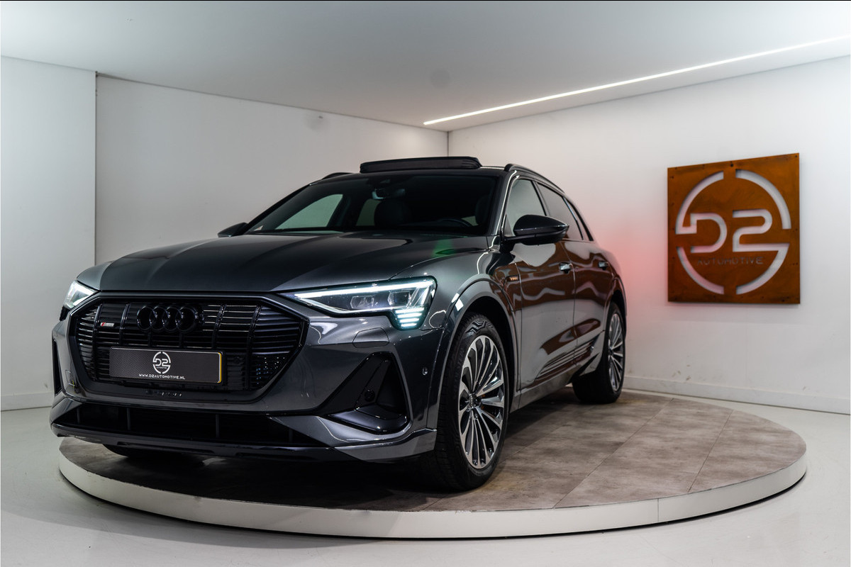 Audi e-tron 55 Quattro S-Edition 95 kWh 408PK | NL AUTO+NAP | Pano | B&O | Trekhaak | Ambient | Memory | VOL! 12 MND Garantie Audi e-tron 55 Quattro S-Edition 95 kWh 408PK | NL AUTO+NAP | Pano | B&O | Trekhaak | Ambient | Memory | VOL! 12 MND Garantie