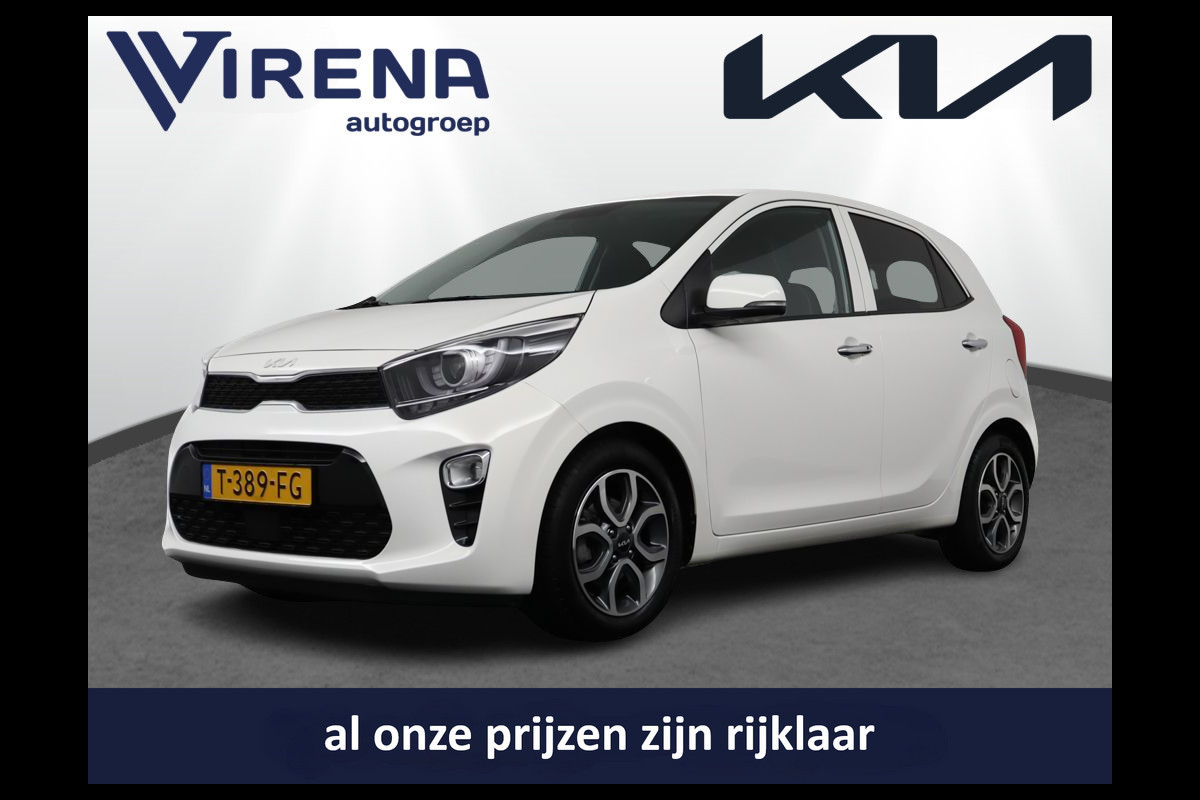 Kia Picanto 1.0 DPi DynamicPlusLine - Navigatie - Climate Control - Apple Carplay-/Android Auto - Achteruitrijcamera - Cruise Control - Fabrieksgarantie tot 06-2030 Kia Picanto 1.0 DPi DynamicPlusLine - Navigatie - Climate Control - Apple Carplay-/Android Auto - Achteruitrijcamera - Cruise Control - Fabrieksgarantie tot 06-2030