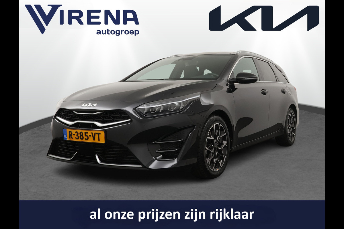 Kia Ceed Sportswagon 1.5 T-GDi GT-Line Automaat - Schuif/kantel dak - Achteruitrij camera - Adaptive cruise control - Navigatie - Apple Carplay/Android Auto - Fabrieksgarantie t/m 12-2029 Kia Ceed Sportswagon 1.5 T-GDi GT-Line Automaat - Schuif/kantel dak - Achteruitrij camera - Adaptive cruise control - Navigatie - Apple Carplay/Android Auto - Fabrieksgarantie t/m 12-2029