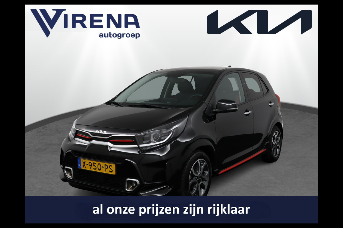 Kia Picanto 1.0 DPi GT-Line Apple Carplay/Auto Android - Cruise Control - Climate Control - Navigatie - Fabrieksgarantie tot 02-2031 Kia Picanto 1.0 DPi GT-Line Apple Carplay/Auto Android - Cruise Control - Climate Control - Navigatie - Fabrieksgarantie tot 02-2031