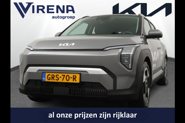 Kia EV3 Plus Advanced 81.4 kWh - Rijdende Demo - Draadloze Apple CarPlay / Android Auto - Stoel en stuurwiel verwarming - Panoramadak - Harman Kardon Audio - Dodehoek assistent - Fabrieksgarantie tot 11-2031