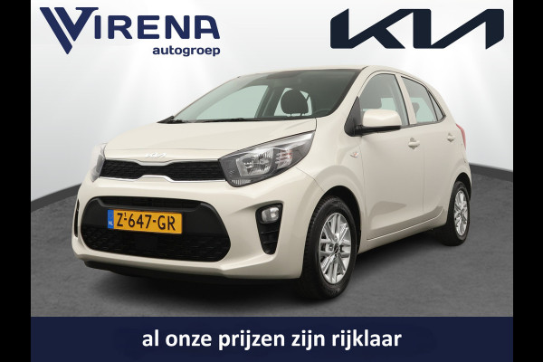 Kia Picanto 1.0 DPi DynamicLine Airco - Apple Carplay/Android Auto - Cruise Control - 14 inch velgen Fabrieksgarantie tot 04-2031