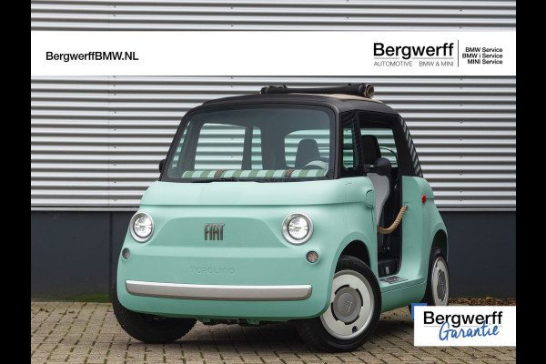 Fiat TOPOLINO Dolcevita - DIRECT BESCHIKBAAR Telefoonhouder, Bagagerek achter, Dolcevita Box, koffernet