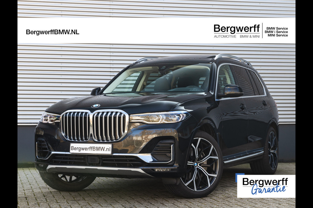 BMW X7 xDrive40d - 7-zits - Skylounge - Trekhaak - Stoelventilatie - Standkachel BMW X7 xDrive40d - 7-zits - Skylounge - Trekhaak - Stoelventilatie - Standkachel