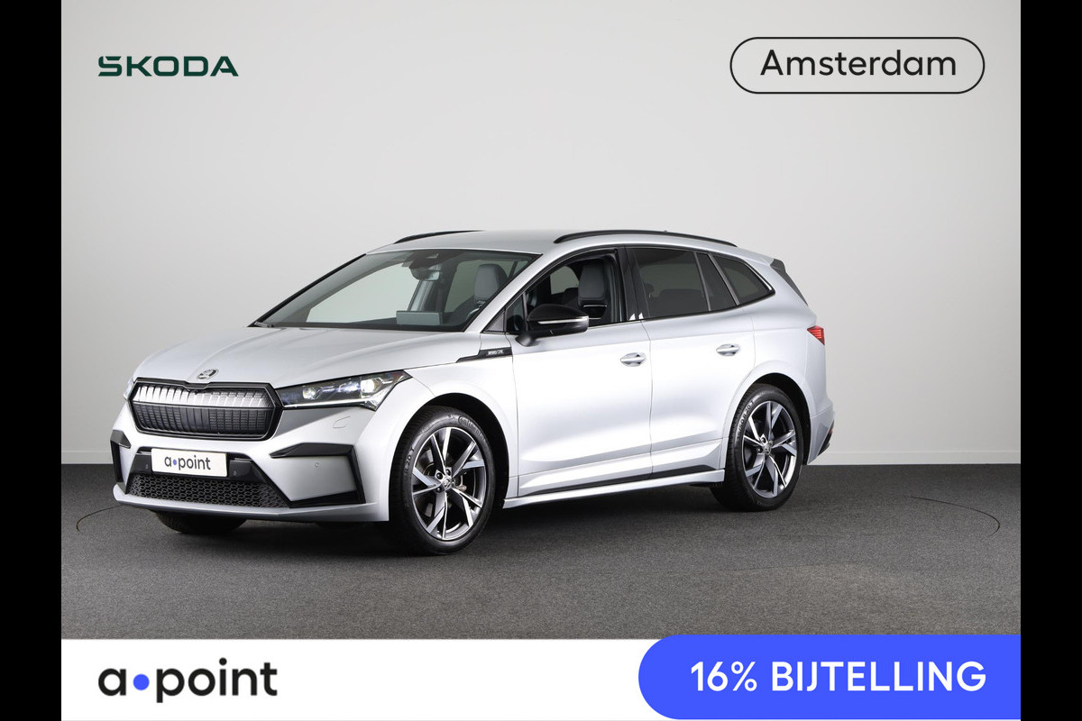 Škoda ENYAQ iV 60 Sportline Business 58 kWh 180 pk | Navigatie | Parkeersensoren | Achteruitrijcamera | Stoelverwarming | Autom. airco (3 zones) | Škoda ENYAQ iV 60 Sportline Business 58 kWh 180 pk | Navigatie | Parkeersensoren | Achteruitrijcamera | Stoelverwarming | Autom. airco (3 zones) |