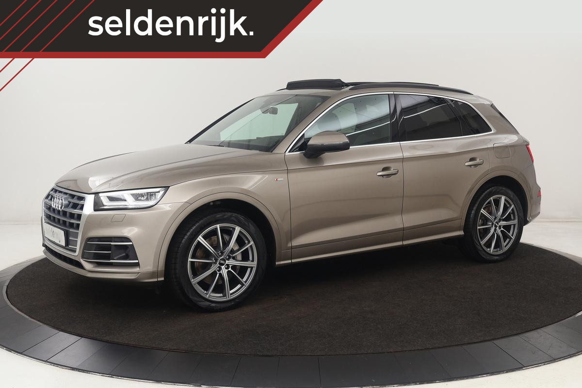 Audi Q5 50 TFSIe quattro S edition | Panoramadak | Trekhaak | Adaptive cruise | Massage | Luchtvering | Camera | Stoelverwarming | Carplay | Half leder | Virtual Cockpit | Audi Exclusive Lak Audi Q5 50 TFSIe quattro S edition | Panoramadak | Trekhaak | Adaptive cruise | Massage | Luchtvering | Camera | Stoelverwarming | Carplay | Half leder | Virtual Cockpit | Audi Exclusive Lak