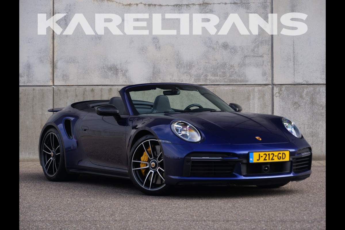 Porsche 911 Cabrio 3.8 Turbo S | NL auto | burmester | carbon | sport-uitlaat | vierwielsturing Porsche 911 Cabrio 3.8 Turbo S | NL auto | burmester | carbon | sport-uitlaat | vierwielsturing