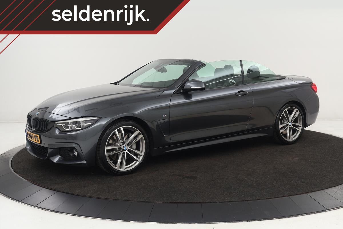 BMW 4 Serie Cabrio 440i M Sport | Stoel & stuurverwarming | Head-Up | Leder | Camera | Nekverwarming | Trekhaak | Harman/Kardon | Adaptief LED | Keyless | Navigatie BMW 4 Serie Cabrio 440i M Sport | Stoel & stuurverwarming | Head-Up | Leder | Camera | Nekverwarming | Trekhaak | Harman/Kardon | Adaptief LED | Keyless | Navigatie