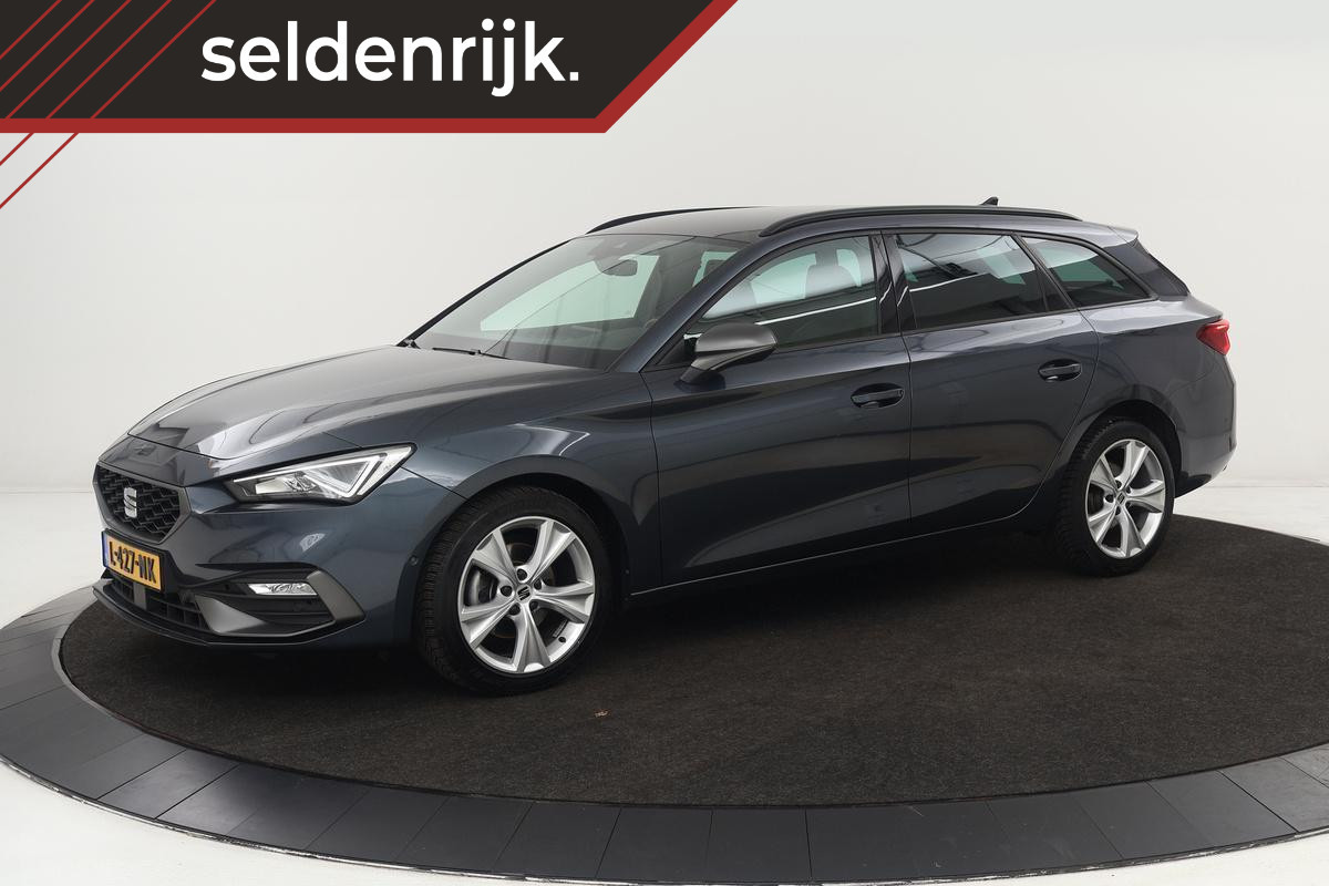 Seat Leon 1.5 eTSI FR Intens | Stoel & stuurverwarming | Adaptive cruise | Trekhaak | Carplay | Sfeerverlichting | Camera | Navigatie Seat Leon 1.5 eTSI FR Intens | Stoel & stuurverwarming | Adaptive cruise | Trekhaak | Carplay | Sfeerverlichting | Camera | Navigatie