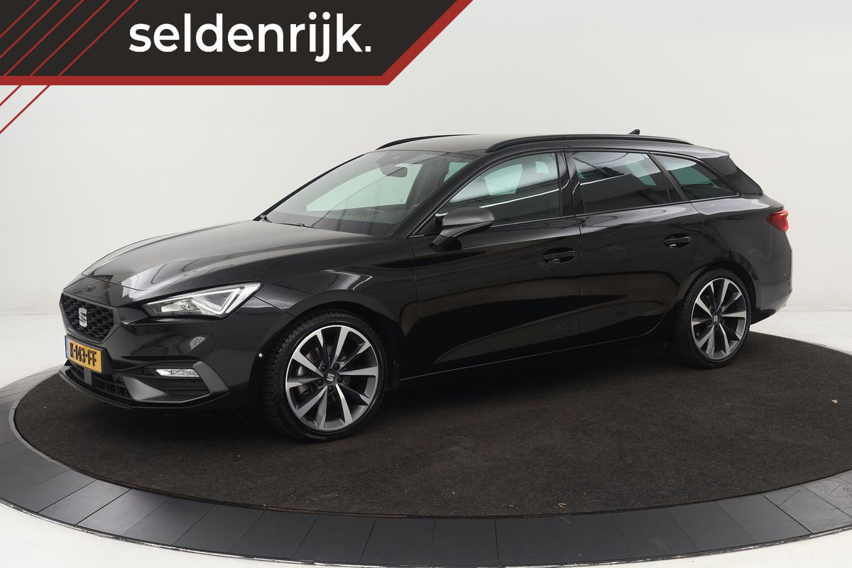 Seat Leon 1.5 eTSI FR Launch Edition | Carplay | Adaptive cruise | Trekhaak | Full LED | Park Assist | Dodehoek detectie | Sportstoelen Seat Leon 1.5 eTSI FR Launch Edition | Carplay | Adaptive cruise | Trekhaak | Full LED | Park Assist | Dodehoek detectie | Sportstoelen