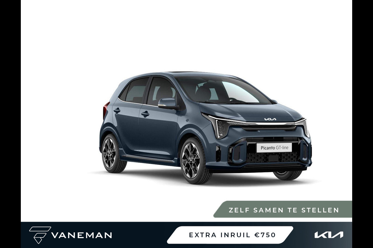Kia Picanto 1.0 DPI GT-Line 5p. | 5-zits | Zelf samenstellen Kia Picanto 1.0 DPI GT-Line 5p. | 5-zits | Zelf samenstellen