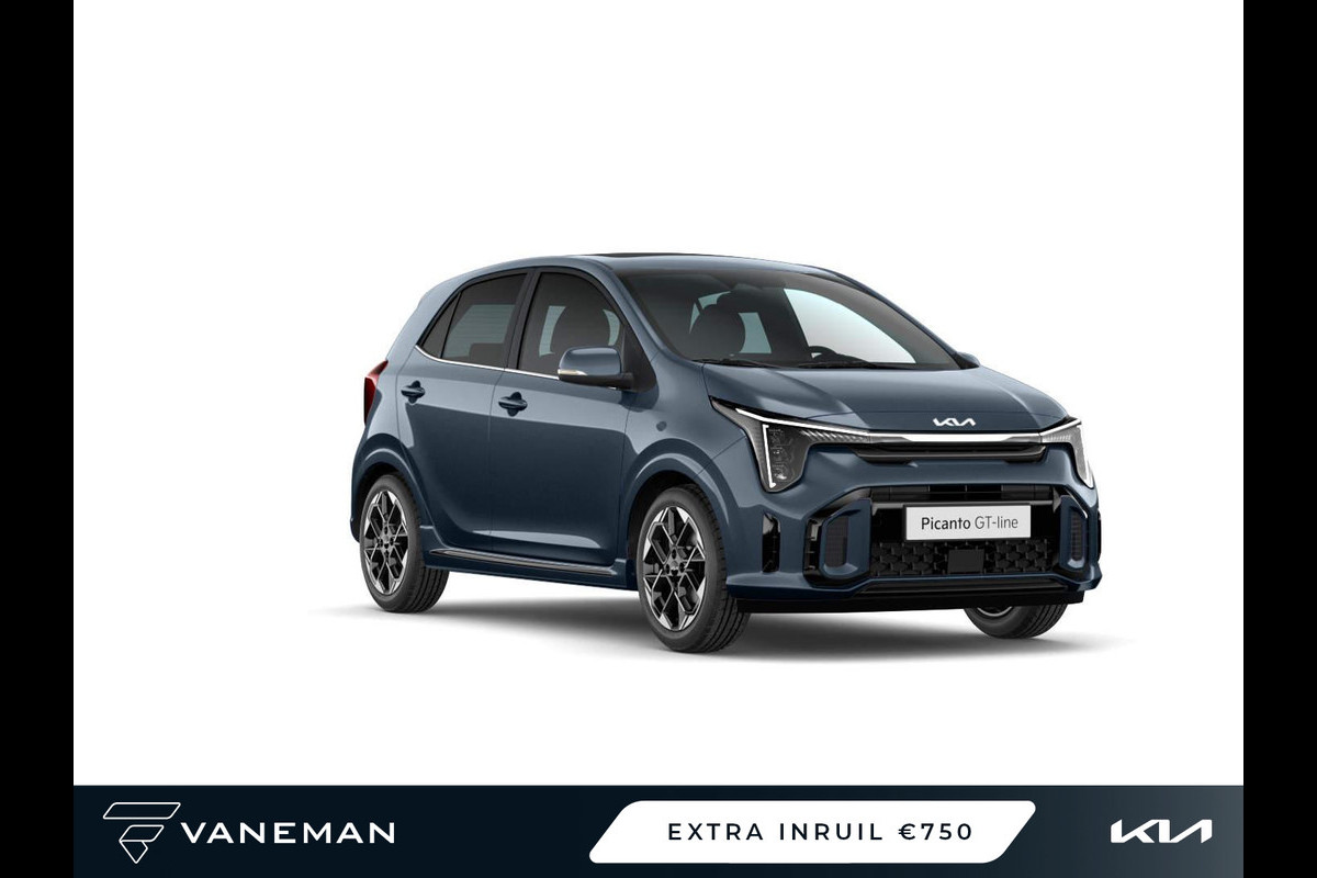 Kia Picanto 1.0 DPI GT-Line | Elektrisch schuif-/kanteldak | Apple Carplay/Android Auto Kia Picanto 1.0 DPI GT-Line | Elektrisch schuif-/kanteldak | Apple Carplay/Android Auto