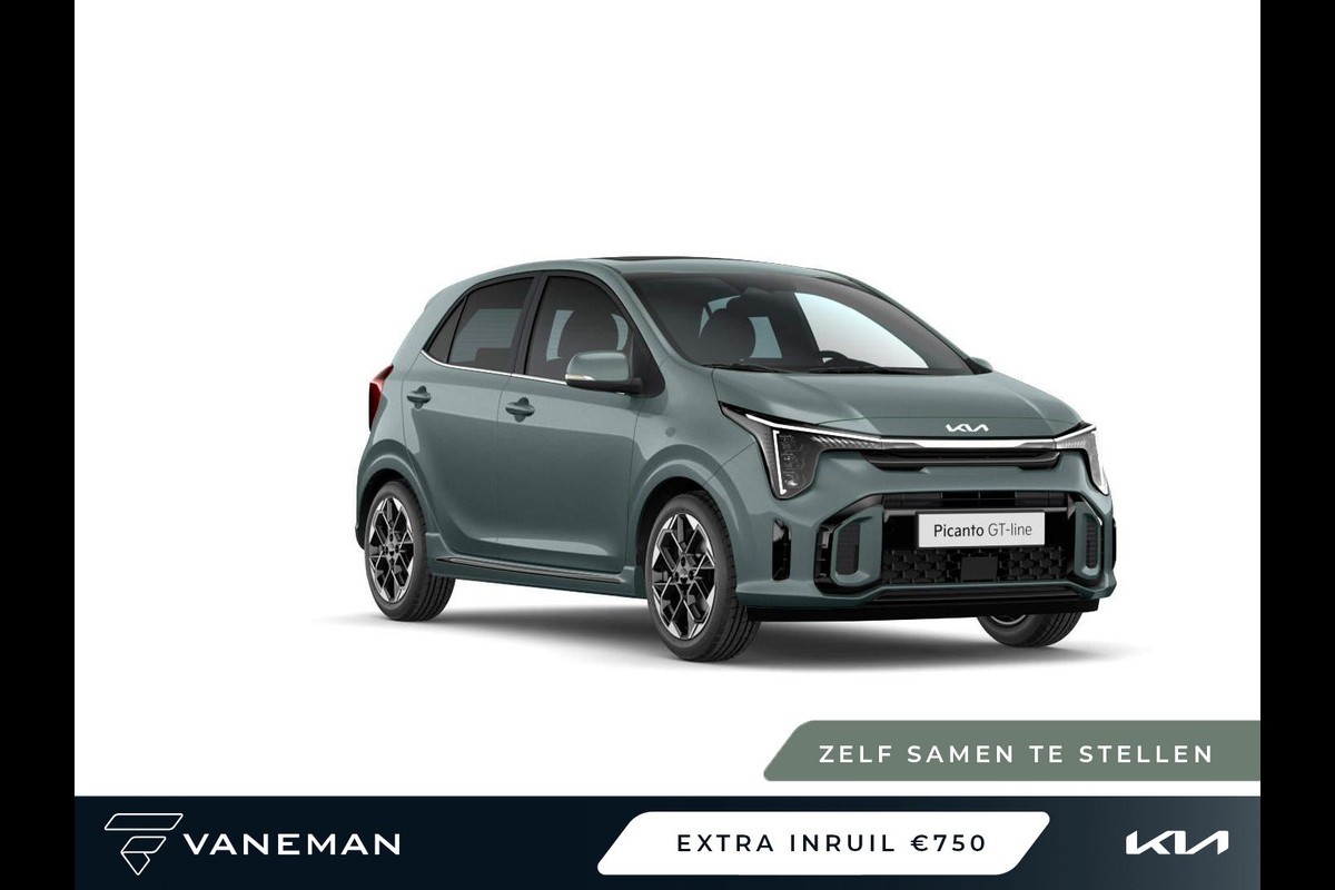 Kia Picanto 1.0 DPI GT-Line | Elektrisch schuif-/kanteldak | Zelf samenstellen Kia Picanto 1.0 DPI GT-Line | Elektrisch schuif-/kanteldak | Zelf samenstellen