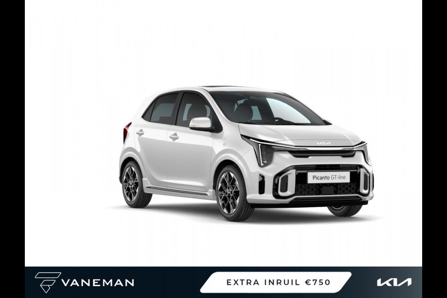 Kia Picanto 1.0 DPI GT-Line | Elektrisch schuif-/kanteldak | Kunstlederen bekleding