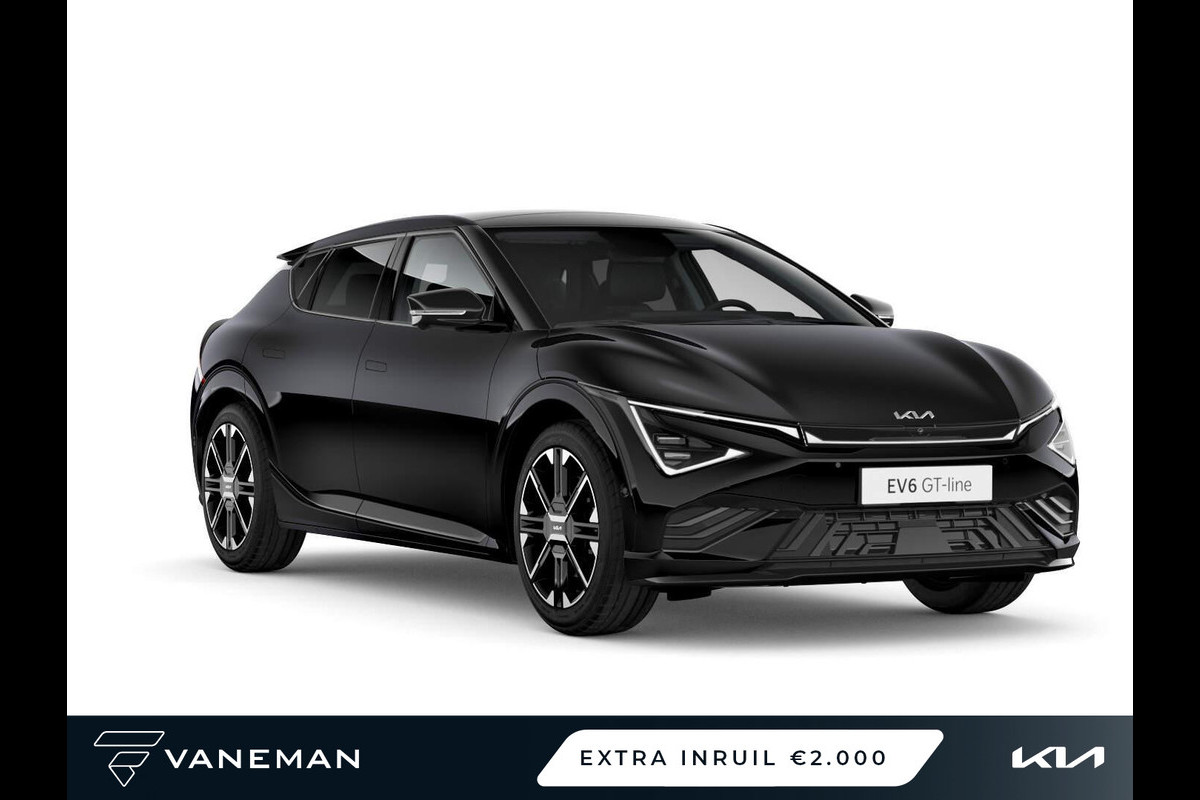 Kia Ev6 GT-Line 84 kWh | Autonomous Emergency Braking | Kunstleder/suede bekleding | Panoramadak Kia Ev6 GT-Line 84 kWh | Autonomous Emergency Braking | Kunstleder/suede bekleding | Panoramadak